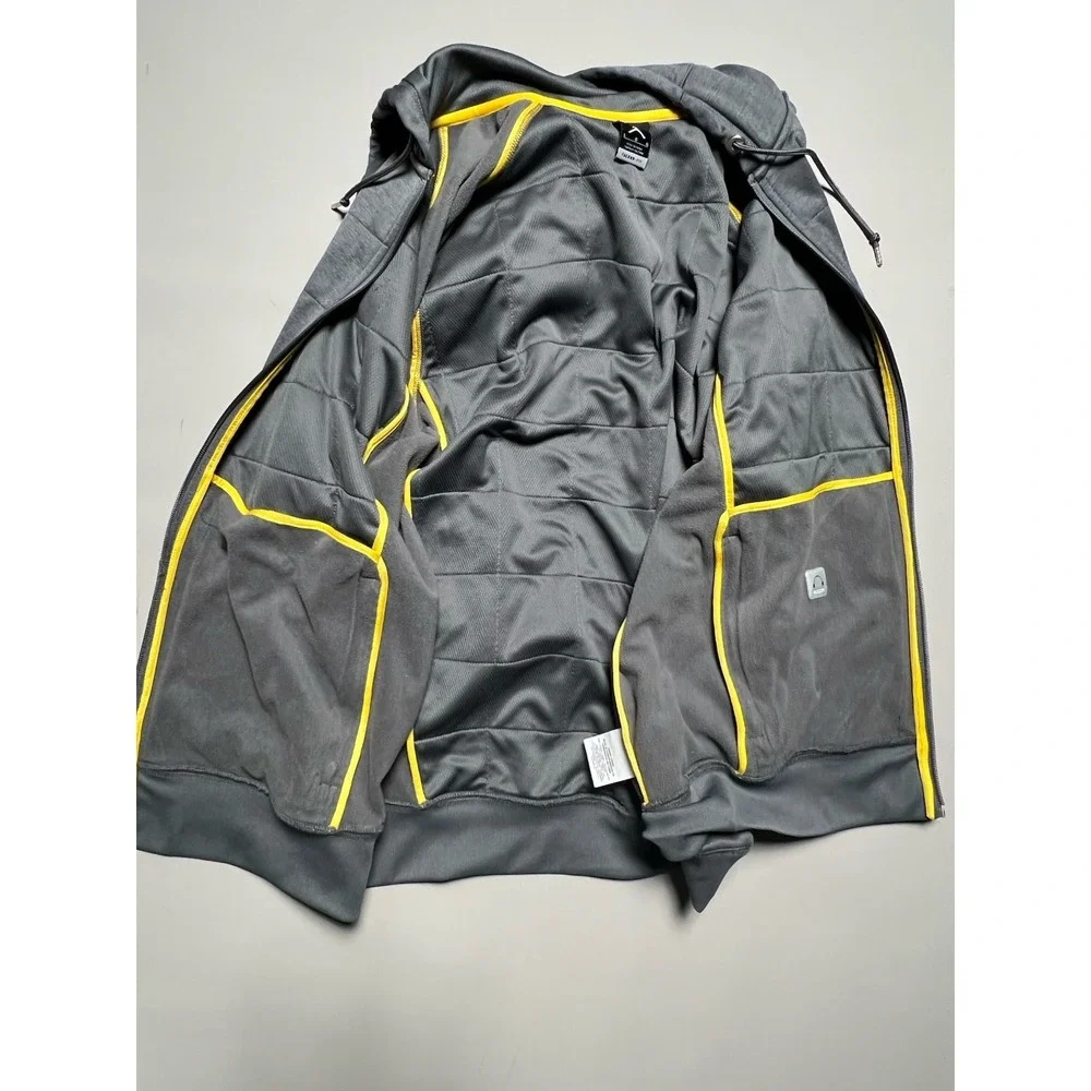 Jordan Therma-FIT Men's Full-Zip Hooded Fleece Track Jacket Gray L